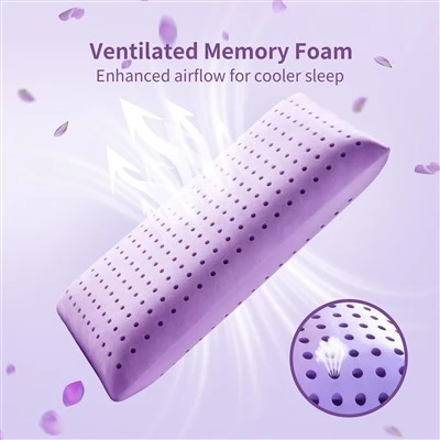 Poduszka z pianki memory w kształcie lawendy